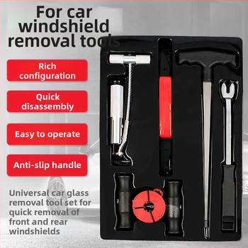 Εργαλείο αφαίρεσης παρμπρίζ αυτοκινήτου με συρματόσκοινι και λαβή αφαίρεσης — Musen Hall, εργαλείο αυτοκινήτου, βάρος 1,1 κιλά