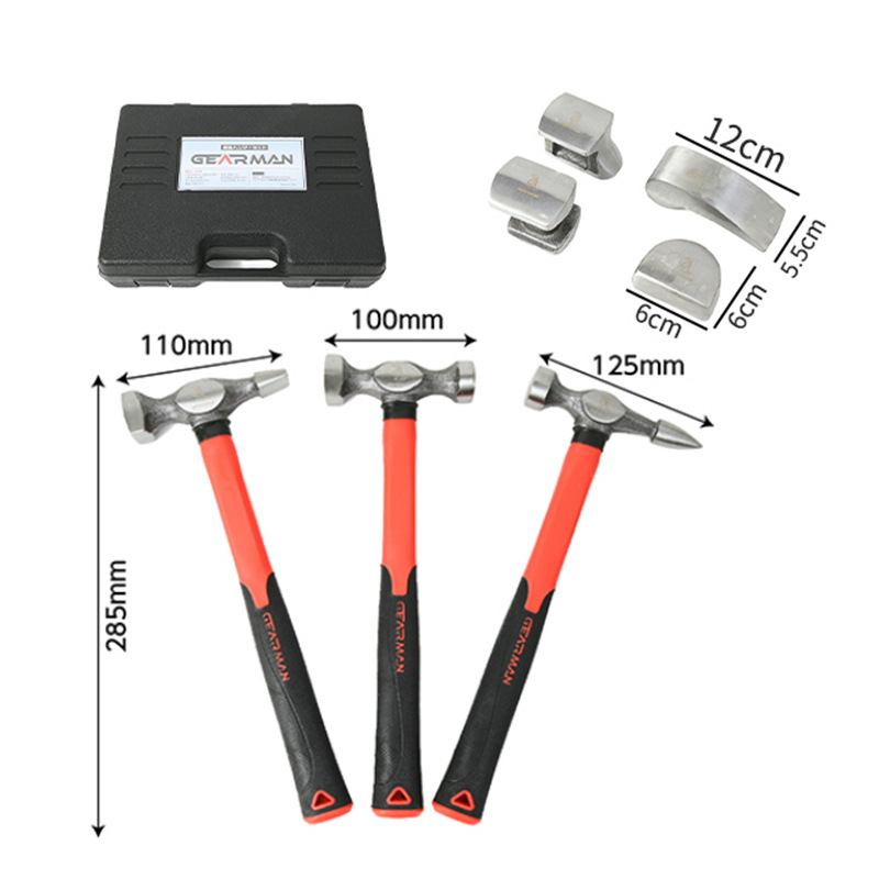 GEARMAN Kovanų plokštelių plaktukų rinkinys su geležine pagrinde, sprogimui atsparus, smūgiams atsparus, claw hammer