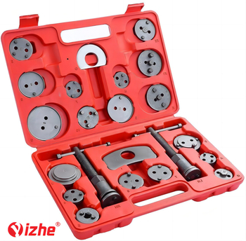 Yizhe YZ-6023, 21-osaline piduri kolvi tagasivõtmise tööriistade komplekt, liblikatüüpi, auto piduriklotside vahetuseks ja demonteerimiseks