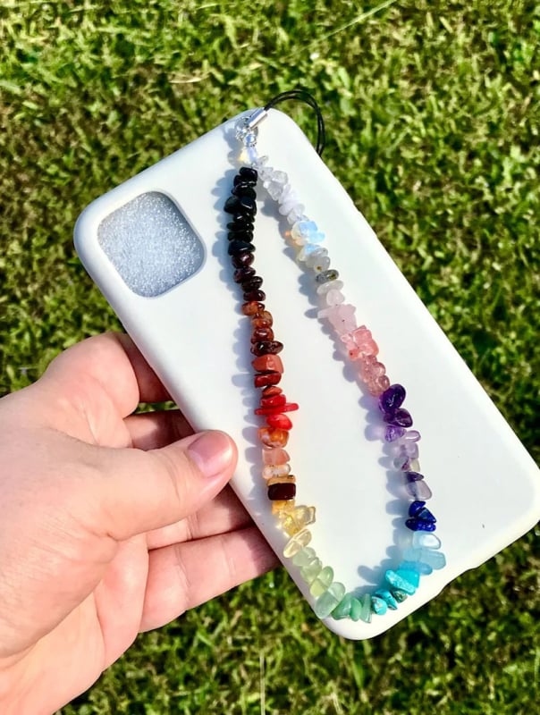 DIY ékszerkészítő kiegészítők telefonhoz, kőből készült, kézzel készített, Vicky márka, 2021 nyár