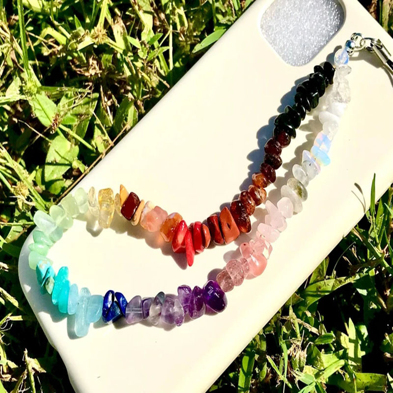 DIY ékszerkészítő kiegészítők telefonhoz, kőből készült, kézzel készített, Vicky márka, 2021 nyár