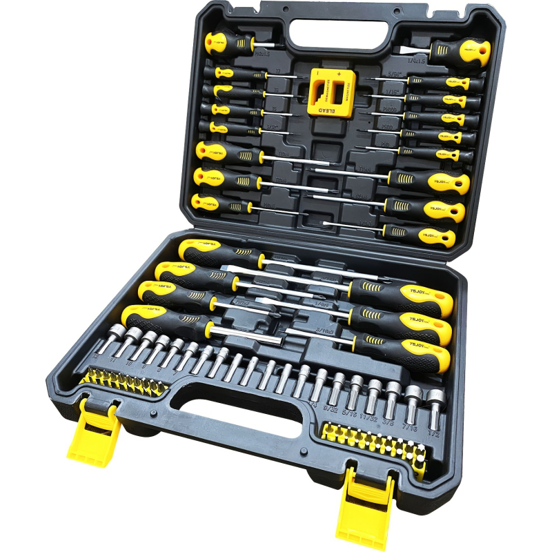 Csavarhúzó készlet — 86 darab — háztartási célra