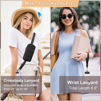 Kahe ühes mobiiltelefone lanyard koos eemaldatava rahakotiga, reguleeritav nailonist rihm, metallist klamber, kohandatav logo