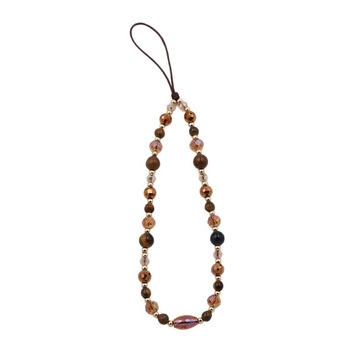 Κορδόνι κινητού με χάντρες από φυσικά λίθους Tiger Eye, χειροποίητες, μάρκα Yaxue, απλός και υψηλής ποιότητας σχεδιασμός, κυκλοφορία Άνοιξη 2025