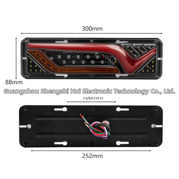 LED πίσω φως Y-S45 για φορτηγά, 12-24V, ζωή 50.000 h, υλικό: πλαστικό + PC + LED