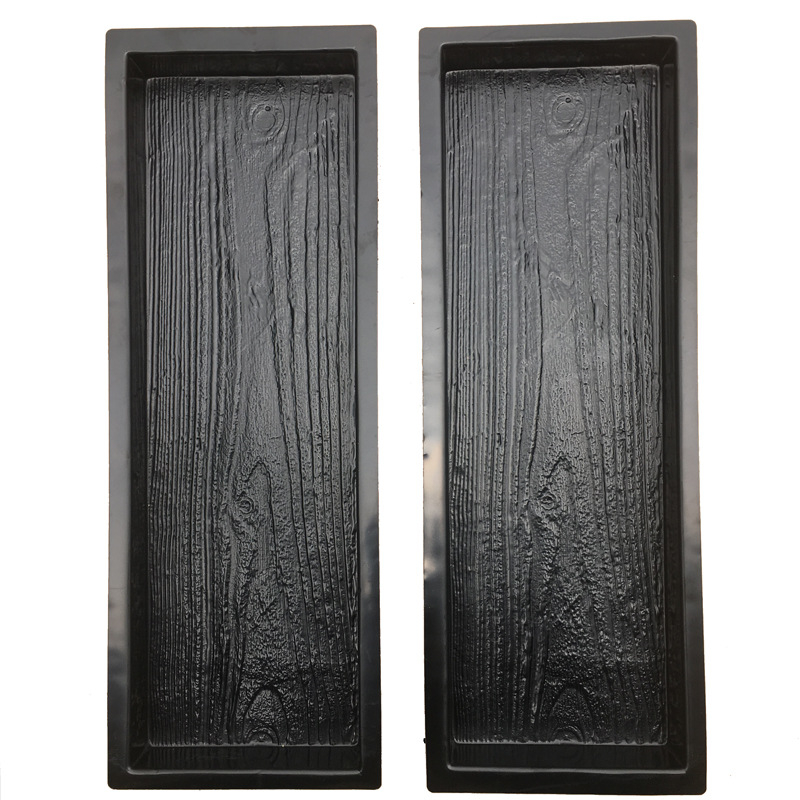 Medžio tekstūros cemento plytelių forma takams (ABS; medžio tekstūra; takams)