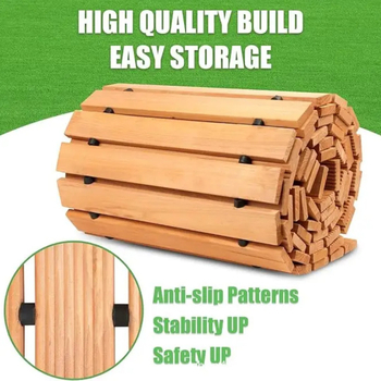 Ξύλινο μονοπάτι κήπου, χειροποίητο, μοντέρνο μινιμαλιστικό στυλ, κρεμαστά διακοσμητικά, για οικιακό κήπο