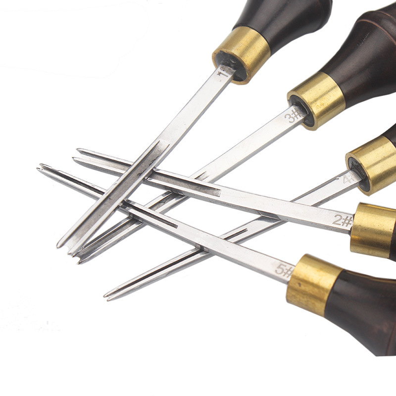 LMDZ тример за ръба на кожа, наклонена глава, дървена дръжка, професионален инструмент