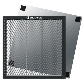 SCULPFUN платка със сотова структура за лазерно гравиране, модел HCP400*400