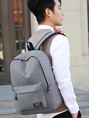 Unisex νάιλον σακίδιο πλάτης, χωρητικότητας κάτω από 20 L, συμβατό με φορητό υπολογιστή 12 ιντσών, κορεάτικου στυλ πανεπιστημιακής μόδας, καθημερινό αστικό σακίδιο