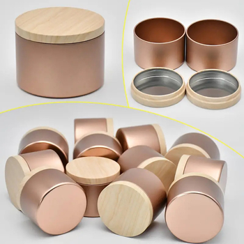 Pinzhe PZ8060B чайна банка от ламарина, кръгла форма, 220 мл капацитет