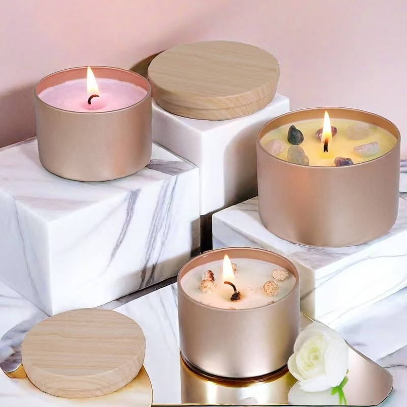 Pinzhe PZ8060B чайна банка от ламарина, кръгла форма, 220 мл капацитет