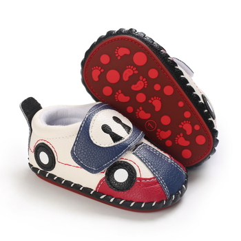 Παιδικά Παπούτσια για Νήπια 12–36 Μηνών με Αντιολισθητική Σόλα από Καουτσούκ, Velcro Κούμπωμα, Άνω μέρος από Τεχνητό PU, Στυλ Καρτούν
