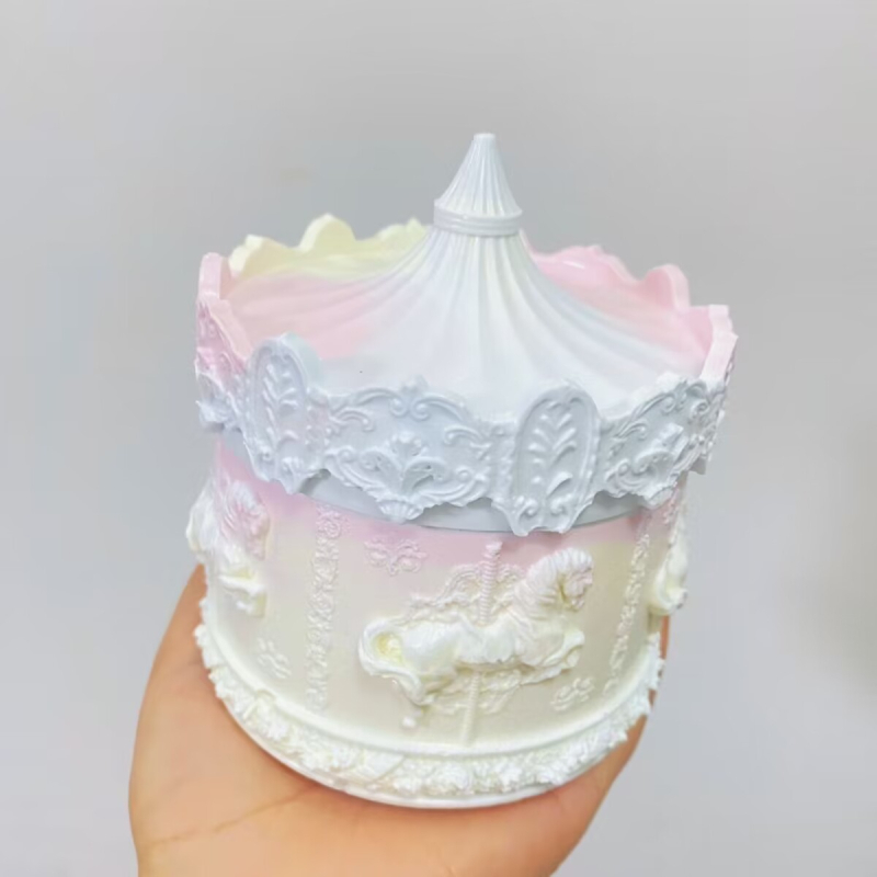 DIY gipsz-baba készlet latex formával graffitivel – kézzel festett, szülő-gyermek kreatív tevékenység (Colorful Mold; 15–35 évesek; Férfi)