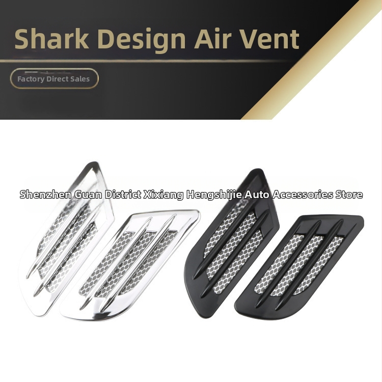 Set upravených automobilových vzduchových vstupov - dekoratívne bočné otvory, pár; Značka Heng Shijie; prispôsobenie k dispozícii