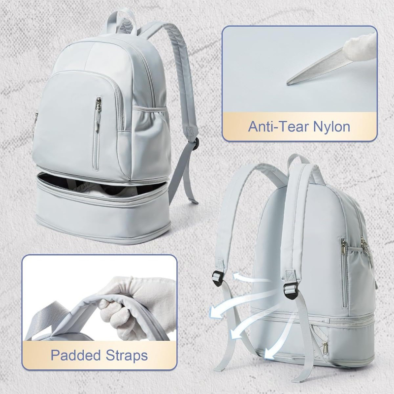 Oxford materjalist spordikott jalatsite eraldusruumiga, unisex mitmeotstarbeline suurmahuline välitreeninguteks