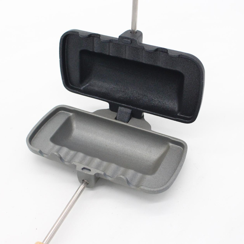 Junli stačiakampė aliuminio lydinio skardinė sumuštiniams, dvipusė, nelipnus danga, Korėjos stilius