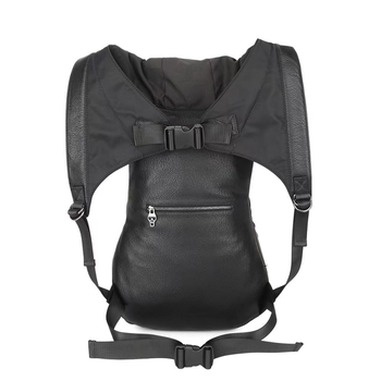 Рюкзак с качулка и череп - PU, капацитет 20–35 л, водоустойчив, уличен стил, полиестерна подплата