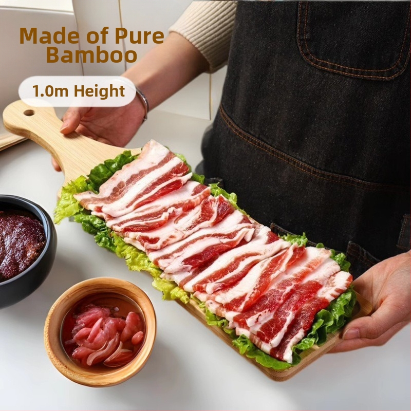 Бамбуков поднос за сервиране на горещи ястия, квадратен, марка Bamboo Maple Forest, с печатано лого и персонализация