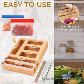 Medinė plėvelės laikymo dėžutė, japonų stiliaus, daugiafunkcinis dozatorius su logotipo spausdinimu ir pritaikymu