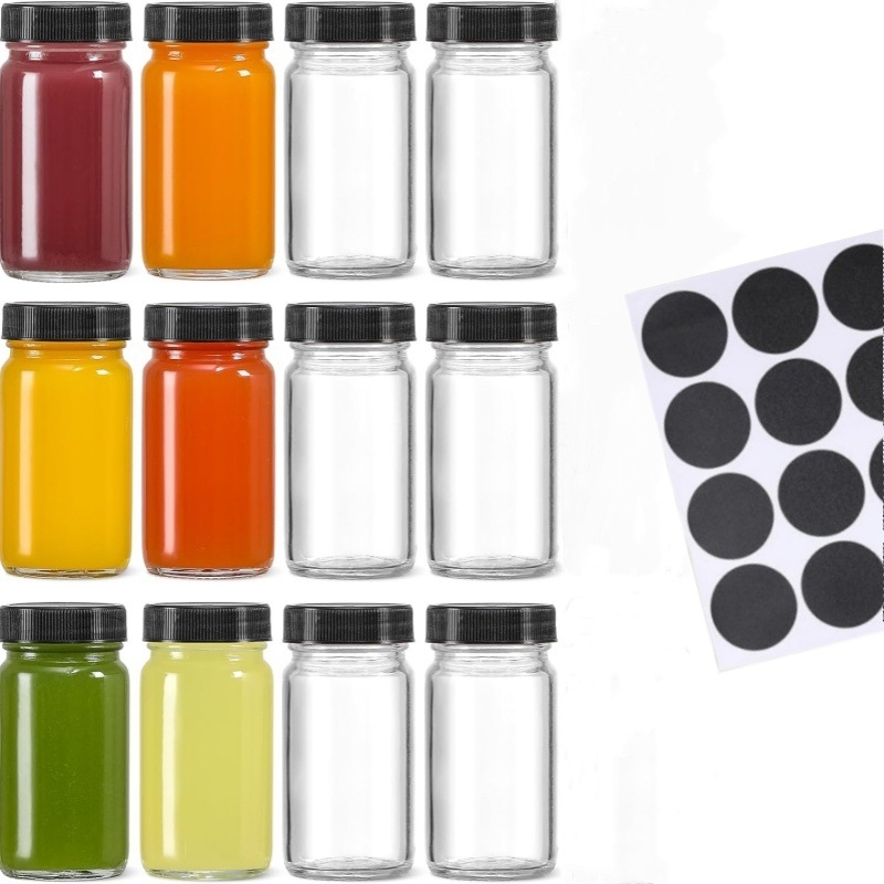 Φιαλίδιο γυάλινο για κάψουλες, από γυαλί σόδα-λίμα, διαφανές φινίρισμα με αμμοβολή, κατάλληλο για φαρμακευτικές κάψουλες και βότανα σε σκόνη