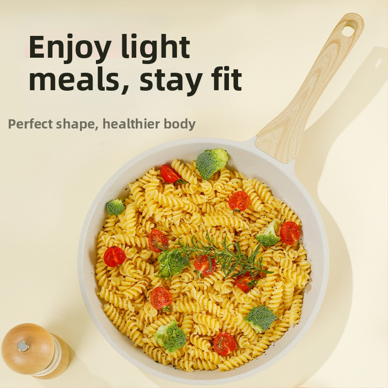 Nepriľnavá panvica na vyprážanie, hliníkové telo, sklenené veko, viacvrstvové dno, kompatibilná s indukčnou a plynovou doskou, model pd-20, hmotnosť 0.65 kg