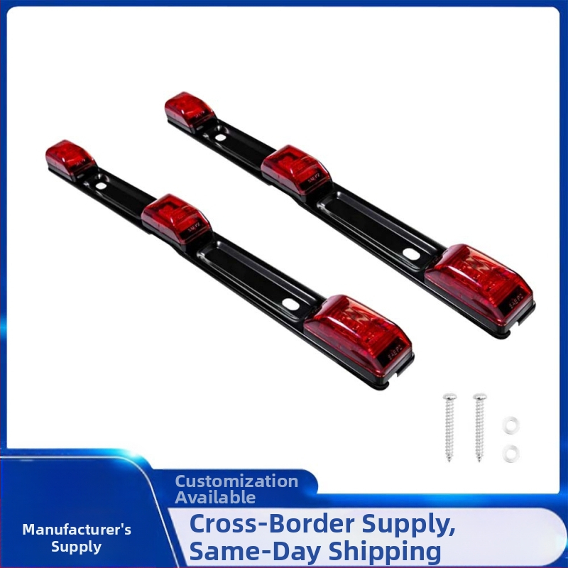 LED οπίσθιο φως για φορτηγά, 9-LED μεταλλικό πλαίσιο, 24V, 4.5W, 5000-15600 lm