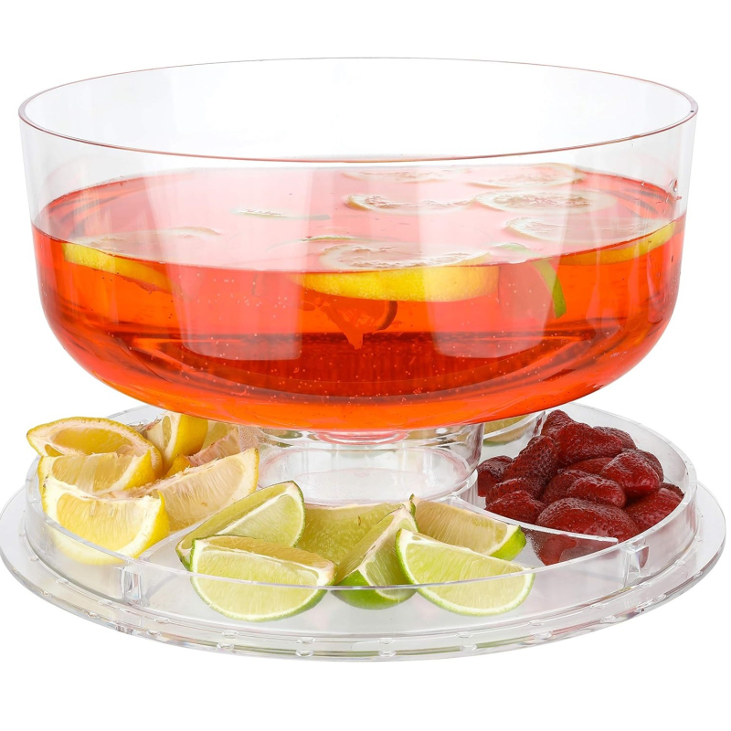 6-in-1 Daugiafunkcinis plastikinis vaisių padėklas ir tortų stovas (CASTLE PLASTIC, vaisių padėklas, 2021 m. vasara)