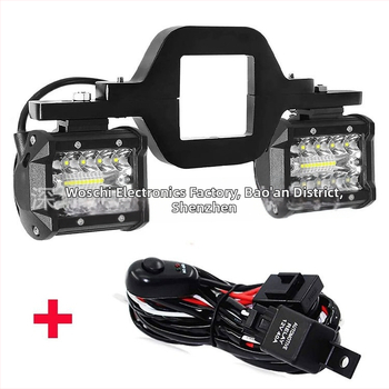 Off-road darba gaismas josla, 3 rindas, 20 LED, 60W, 12–24V, WSQ-60WXSD