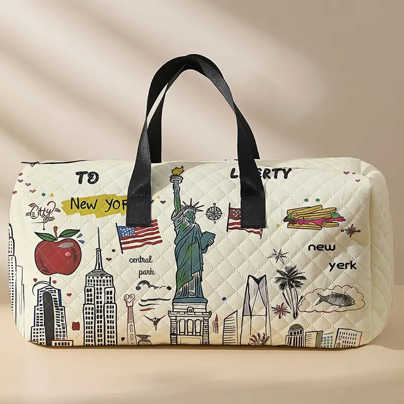 Kelioninė rankinė su batų skyriumi, talpa 20–35 L, poliesteris, kvėpuojanti, ultra lengva ir išplėčiama, skaitmeninis spaudas