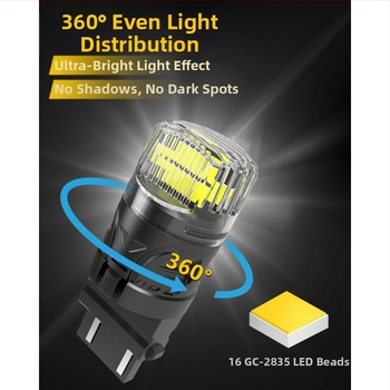 Φανάρι ουρά αυτοκινήτου 3157/3156 T25 LED, 8W, 11-18V, 1400LM