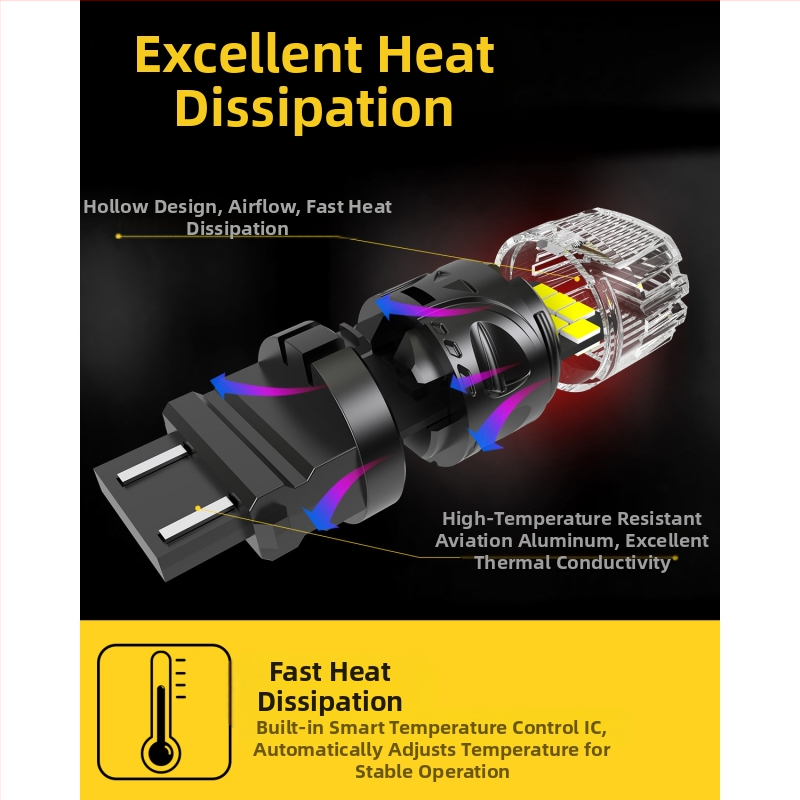 Φανάρι ουρά αυτοκινήτου 3157/3156 T25 LED, 8W, 11-18V, 1400LM