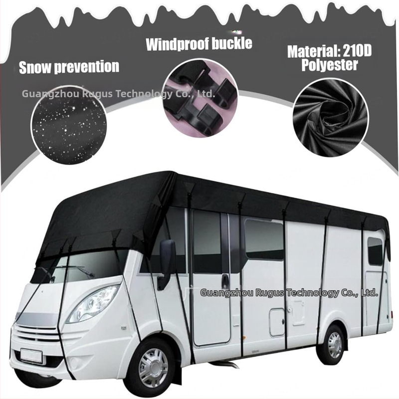 Strešný kryt pre cestovný trailer a RV – saténový polyester, univerzálne prispôsobenie, možnosť personalizácie, UV ochrana, prach, sneh, mráz a lístie
