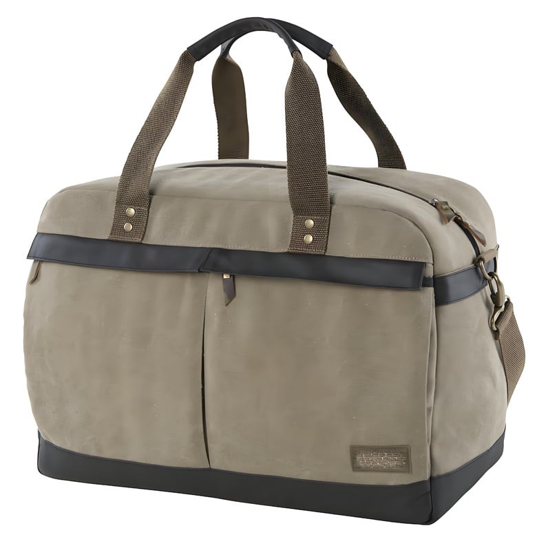 Vízálló Oxford anyagú utazótáska, kapacitás 20–35 L, teleszkópos fogantyú, belső zsebek, poggyászrögzítő szalag