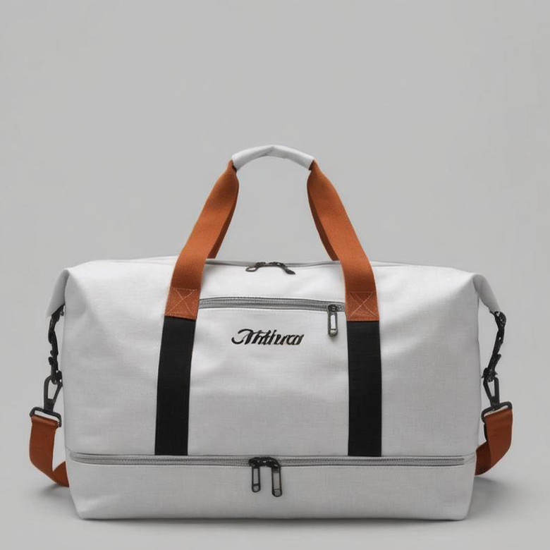 Vízálló Oxford anyagú utazótáska, kapacitás 20–35 L, teleszkópos fogantyú, belső zsebek, poggyászrögzítő szalag