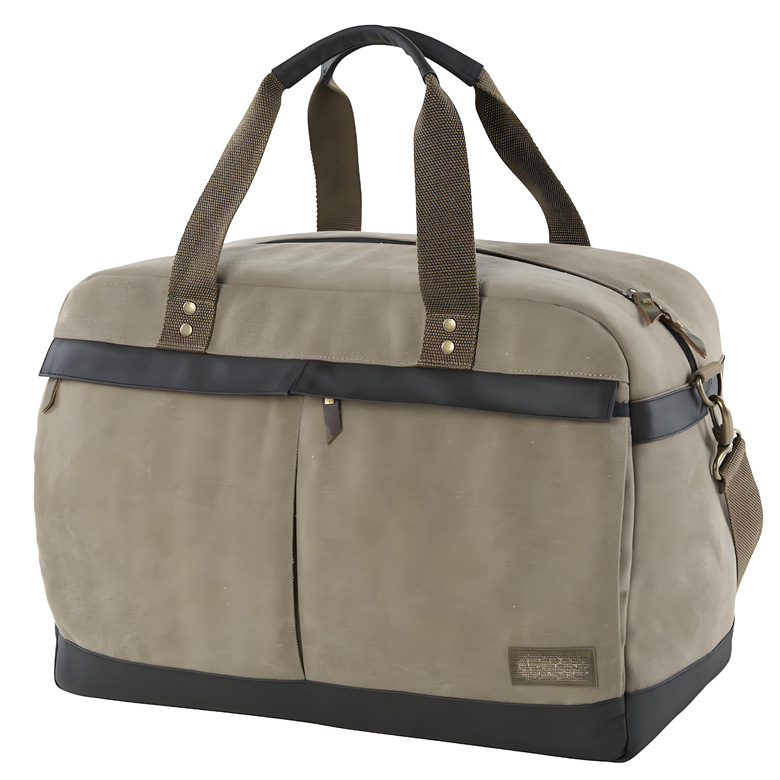 Vízálló Oxford anyagú utazótáska, kapacitás 20–35 L, teleszkópos fogantyú, belső zsebek, poggyászrögzítő szalag