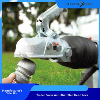Shuangxuan TLK-06A Κλειδαριά με μπάλα για ρυμουλκούμενο, σιδερένιο σώμα, ασημί επίστρωση με ψεκασμό, κατάλληλη για ρυμουλκούμενα