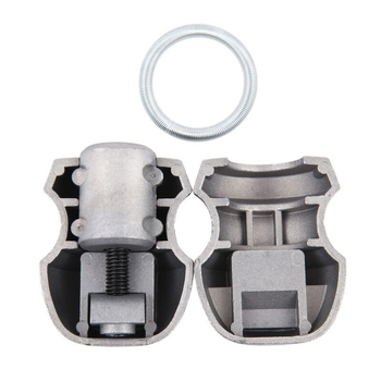 Shuangxuan TLK-06A Κλειδαριά με μπάλα για ρυμουλκούμενο, σιδερένιο σώμα, ασημί επίστρωση με ψεκασμό, κατάλληλη για ρυμουλκούμενα