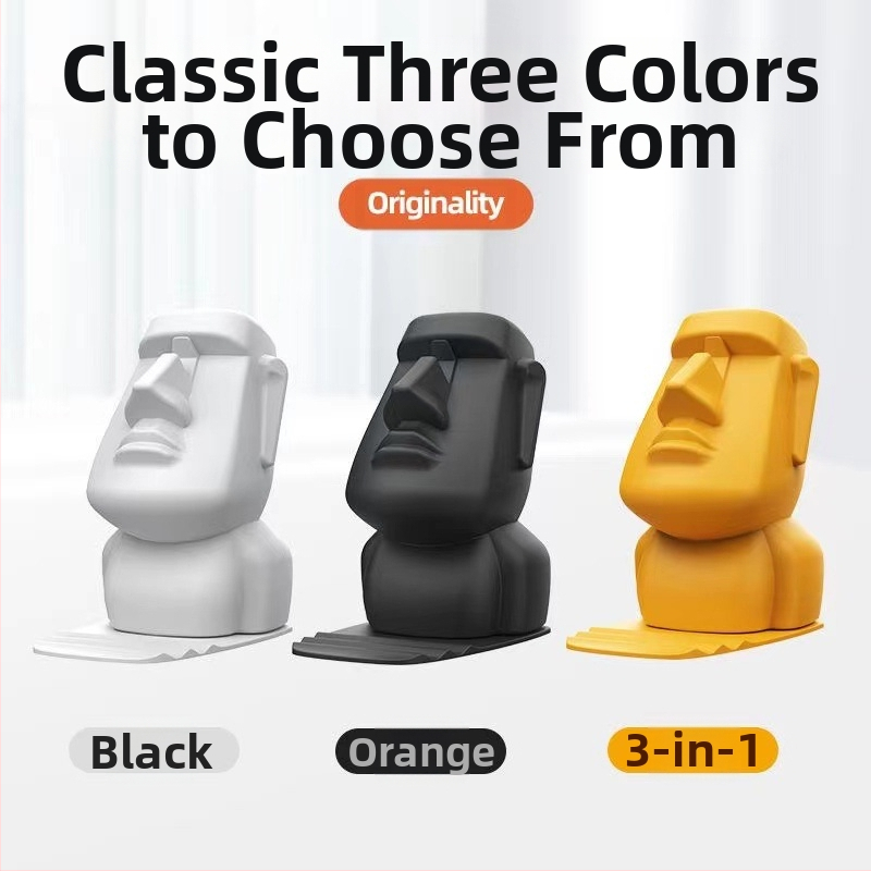 Stojan na telefón na stole s pokladničkou a držiakom na okuliare, plastový, univerzálny dizajn, prispôsobenie a súkromné značky