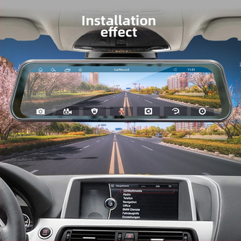 Bežični CarPlay retrovizor s dodirnim zaslonom i DVR-om, model B5319R, Allwinner Melis OS, 720p, 1.0 MP