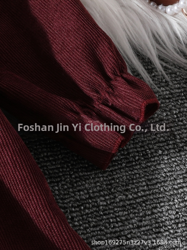 Dievčenské šaty s výšivkou, kórejský štýl, dlhé rukávy, 95% bavlna, plisovaná sukňa