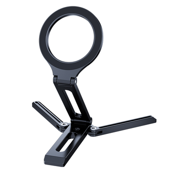 Suport de masă pentru telefon cu MagSafe, trepied metalic din aliaj, portabil și design universal