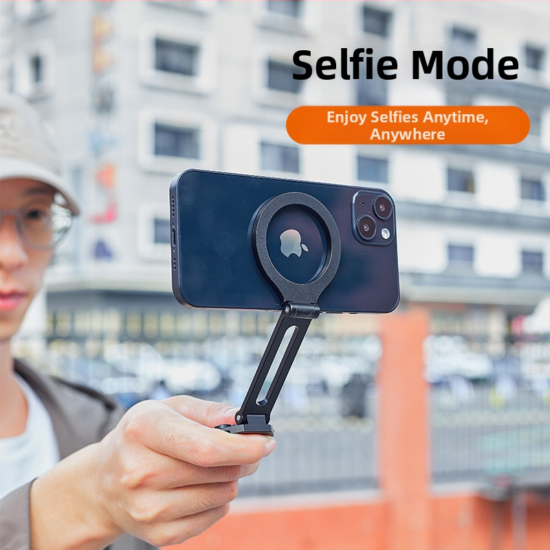 Stolný držiak na telefón s MagSafe, prenosný skladací hliníkový statív, univerzálny dizajn