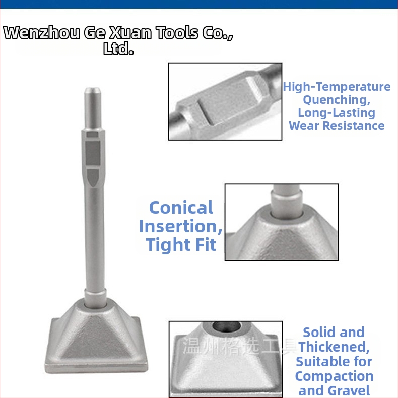 Електрически демонтажен чук с плоско длето, 40Cr стомана, модел 2412, марка Select, компактен инструмент