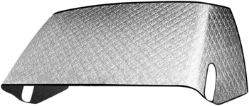 Parasolar parbriz Ford E-450 RV pentru camping, folie de aluminiu, model plaid, montaj tip card