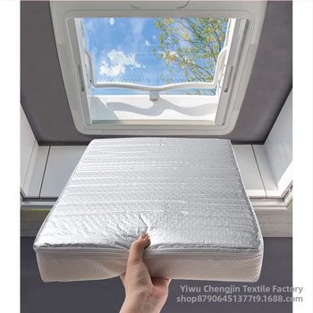 Capac de lucarnă pentru RV, cu folie de aluminiu pentru protecție termică, perdea de intimitate, montaj cu Velcro, universal pentru ferestrele mașinii