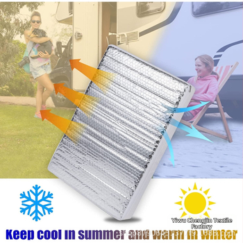 Capac de lucarnă pentru RV, cu folie de aluminiu pentru protecție termică, perdea de intimitate, montaj cu Velcro, universal pentru ferestrele mașinii
