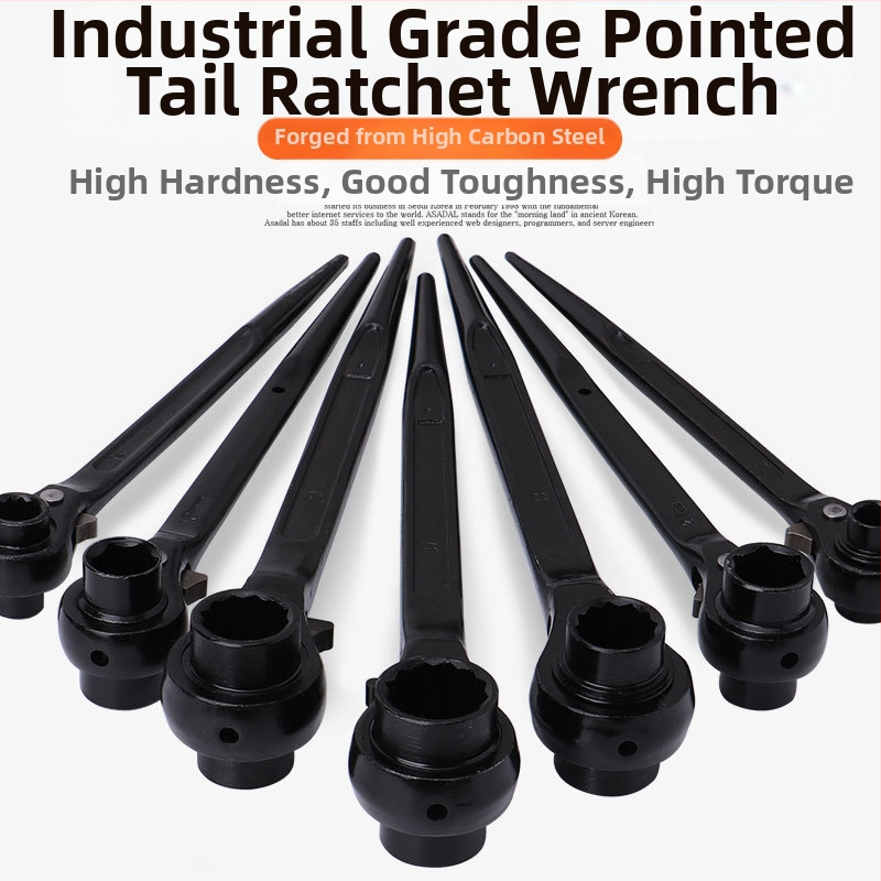 Dedong трещотков ключ с двупосочно действие; стомана хром ванадий; матово покритие; тегло 1