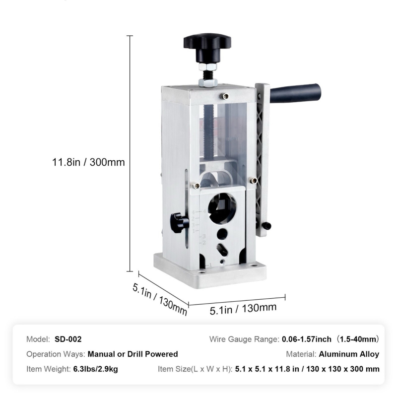 Автоматична машина за обелване на проводници за медни кабели, компактна и подходяща за домашно използване (Тип: Автоматична машина за обелване на проводници; Марка: Други)