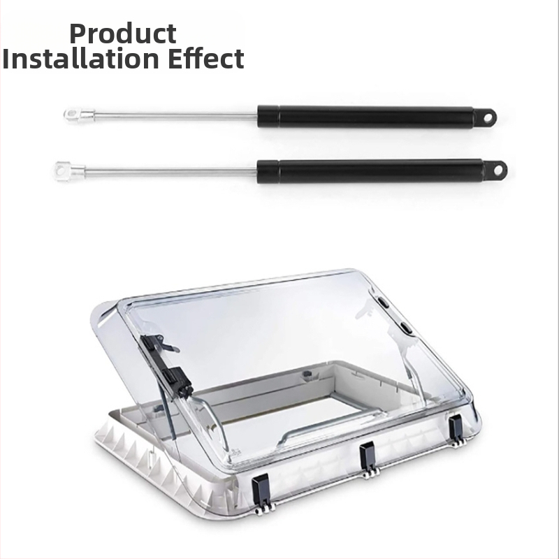 Газова пружина за RV покривен люк Seitz Heki 2 E015 — свободен тип, компресия, азот, монтажно разстояние 340 мм, стандартен номер Seitz Heki 2 E015